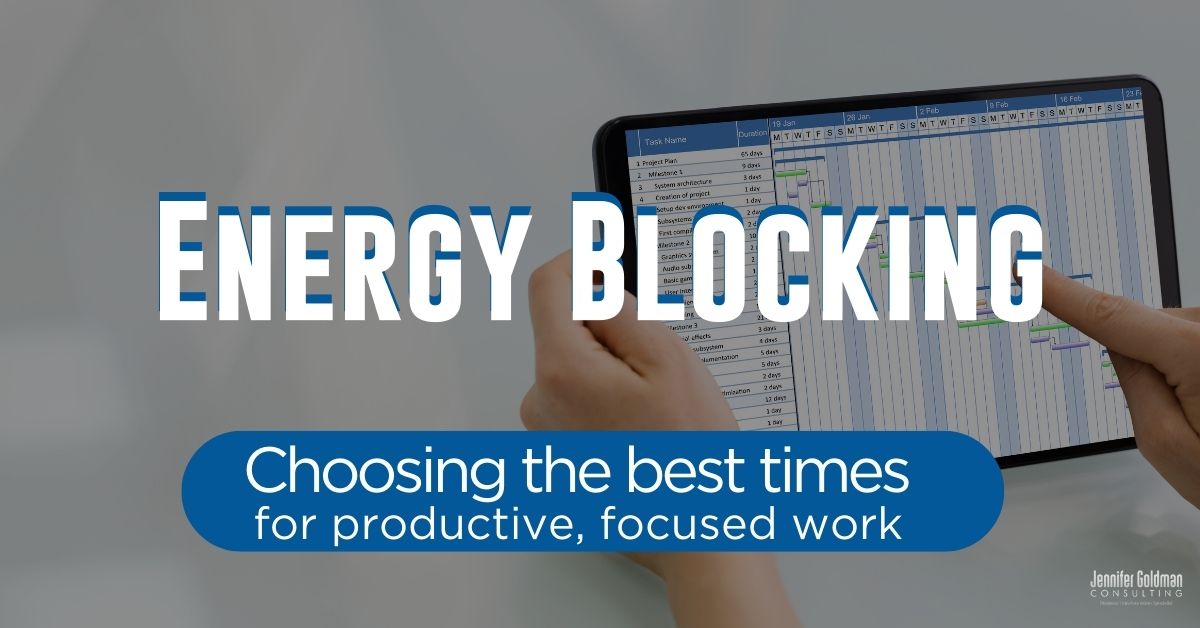 Jennifer Goldman Energy Blocking