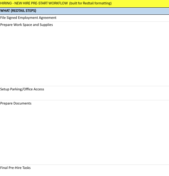 Hiring Workflow Example